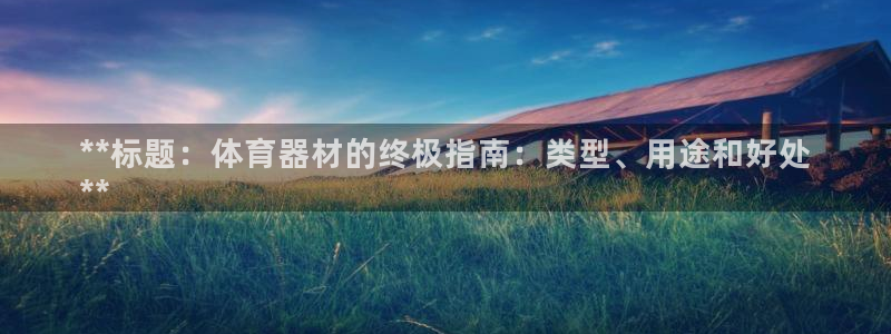 星欧娱乐的创始人背景故事介绍：**标题：体育器材的终