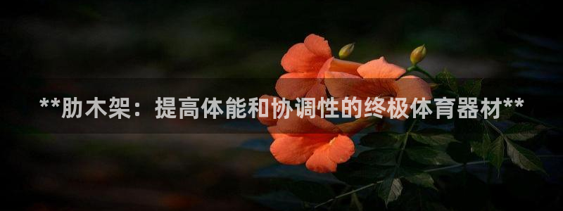 星欧娱乐平台方7O777：**肋木架：提高体能和协调