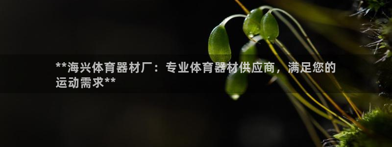江苏星奥娱乐招艺人：**海兴体育器材厂：专业体育器材