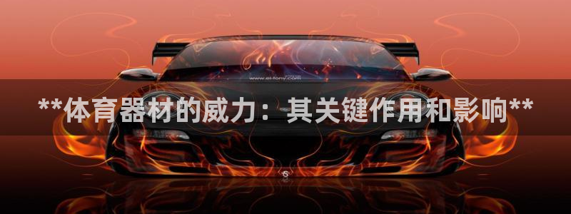星欧娱乐挂机：**体育器材的威力：其关键作用和影响*