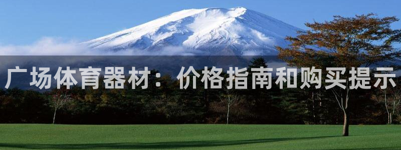 星欧娱乐发7O777：广场体育器材：价格指南和购买提