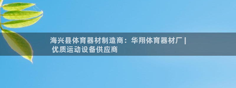 星欧娱乐扣款流程详解图片：海兴县体育器材制造商：华翔