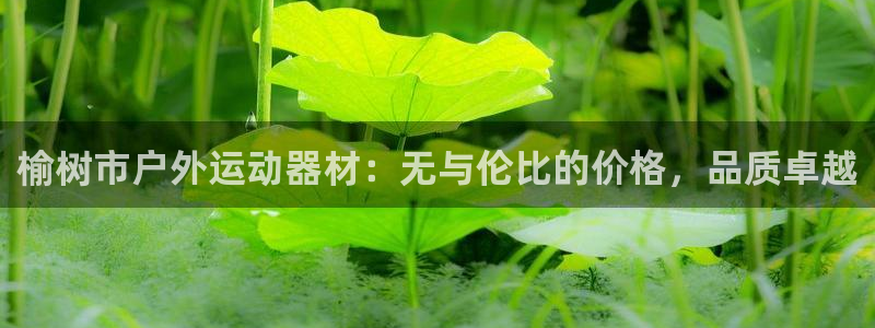 星欧娱乐挂机赚钱软件：榆树市户外运动器材：无与伦比的