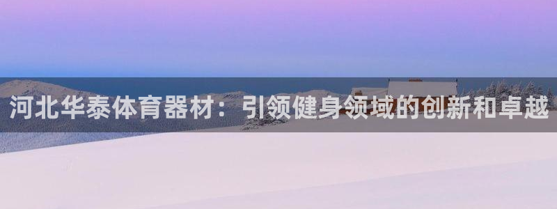 星欧娱乐公司创始人背景故事是什么：河北华泰体育器材：