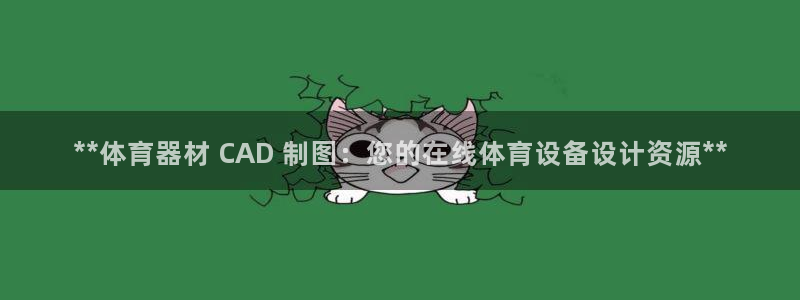 星欧娱乐平台都7O777：**体育器材 CAD 制图