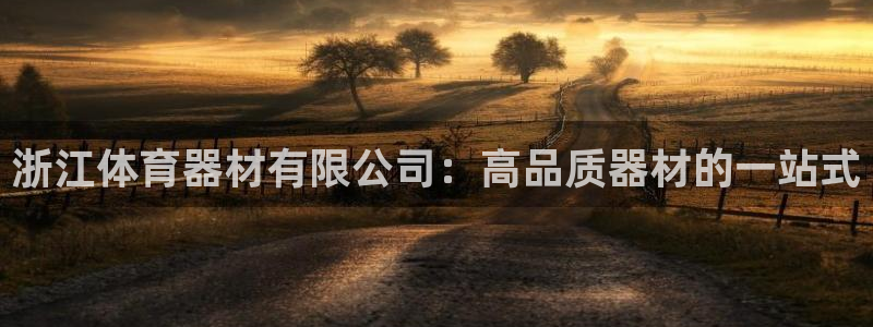 星欧娱乐官网：浙江体育器材有限公司：高品质器材的一站